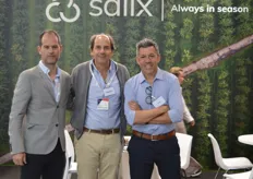 Fernando Moyano, Alejandro Moralejo & Juan Gonzalez Pita with Salix Fruits. The company sources and markets fresh produce worldwide.